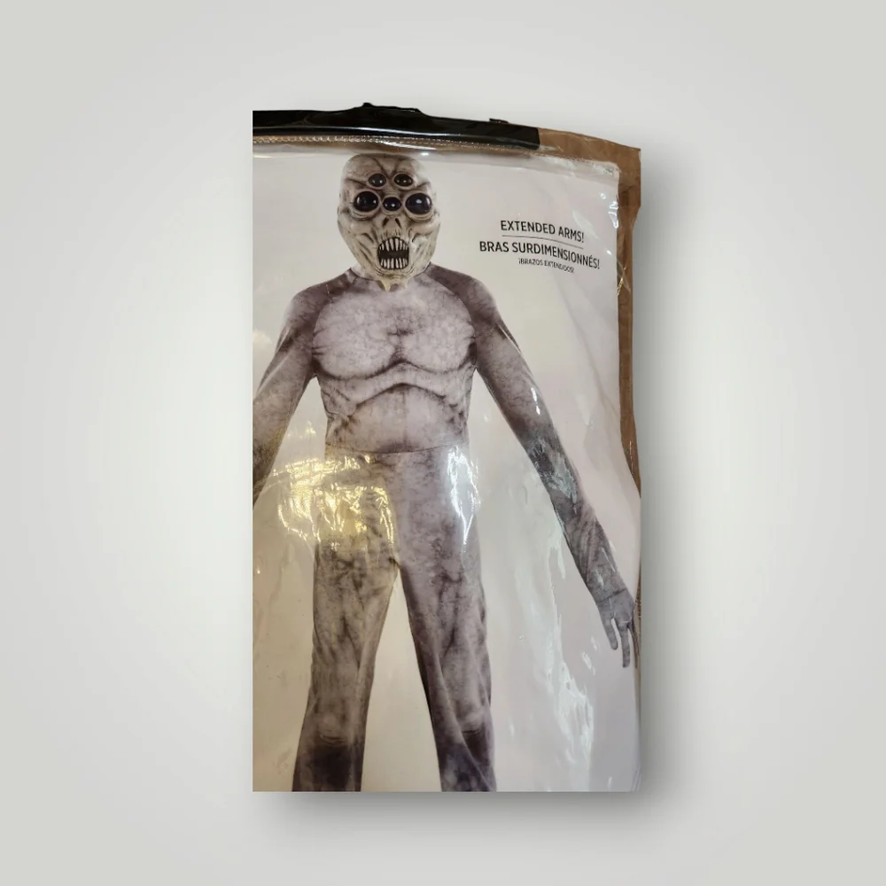 Alien Extraterrestrial Costume for Kids Size M 8 10 Alíen Extra Terrestre